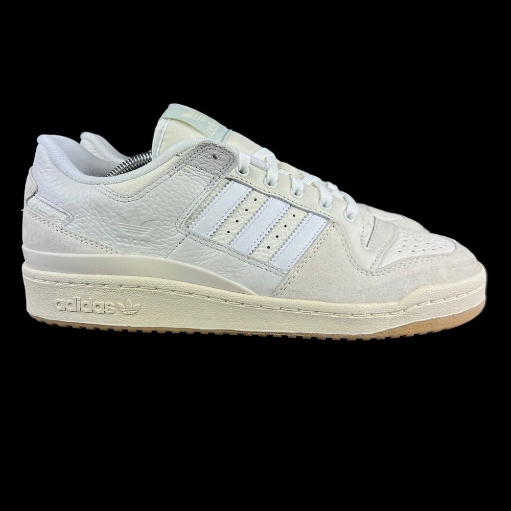 Adidas Forum 84 Low Advantage Chalk White Beige Shoes FY7998 Men's Sizes 8 ~ 13